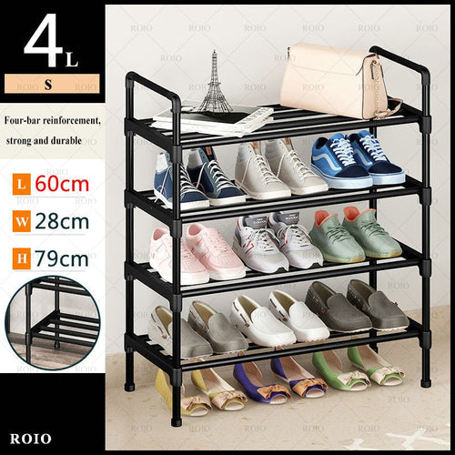 Simple Shoe Rack Metal Shoe Shelf Footwear Shoe Rack Living Room Space