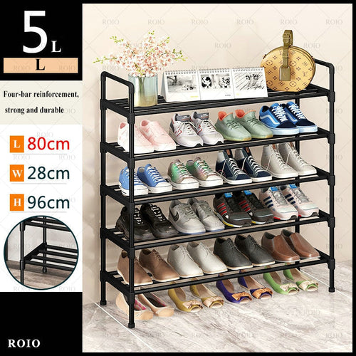 Simple Shoe Rack Metal Shoe Shelf Footwear Shoe Rack Living Room Space