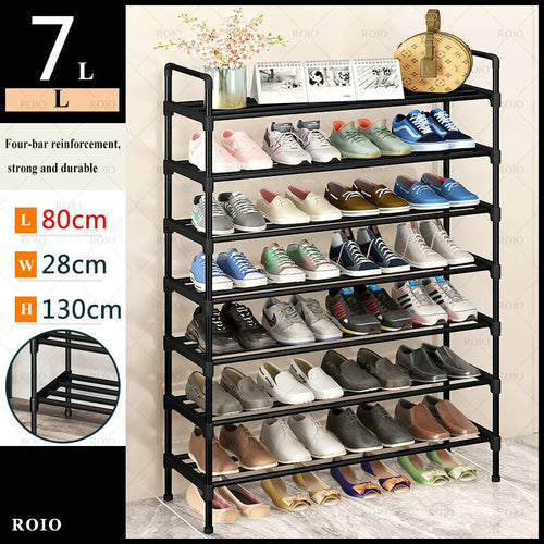 Simple Shoe Rack Metal Shoe Shelf Footwear Shoe Rack Living Room Space