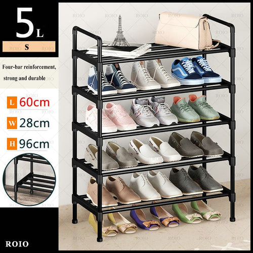 Simple Shoe Rack Metal Shoe Shelf Footwear Shoe Rack Living Room Space