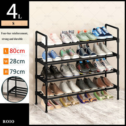 Simple Shoe Rack Metal Shoe Shelf Footwear Shoe Rack Living Room Space