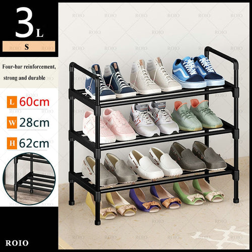 Simple Shoe Rack Metal Shoe Shelf Footwear Shoe Rack Living Room Space