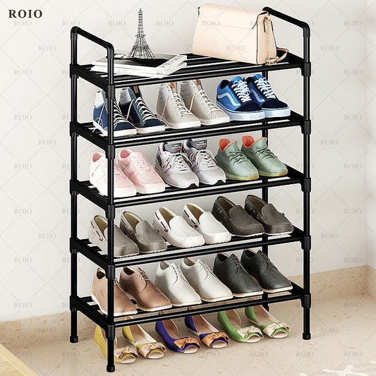 Simple Shoe Rack Metal Shoe Shelf Footwear Shoe Rack Living Room Space