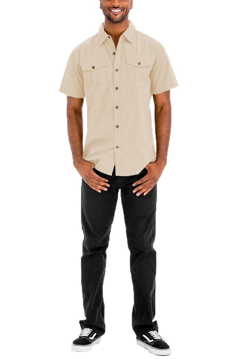 TWO POCKET BUTTON DOWN SHIRT