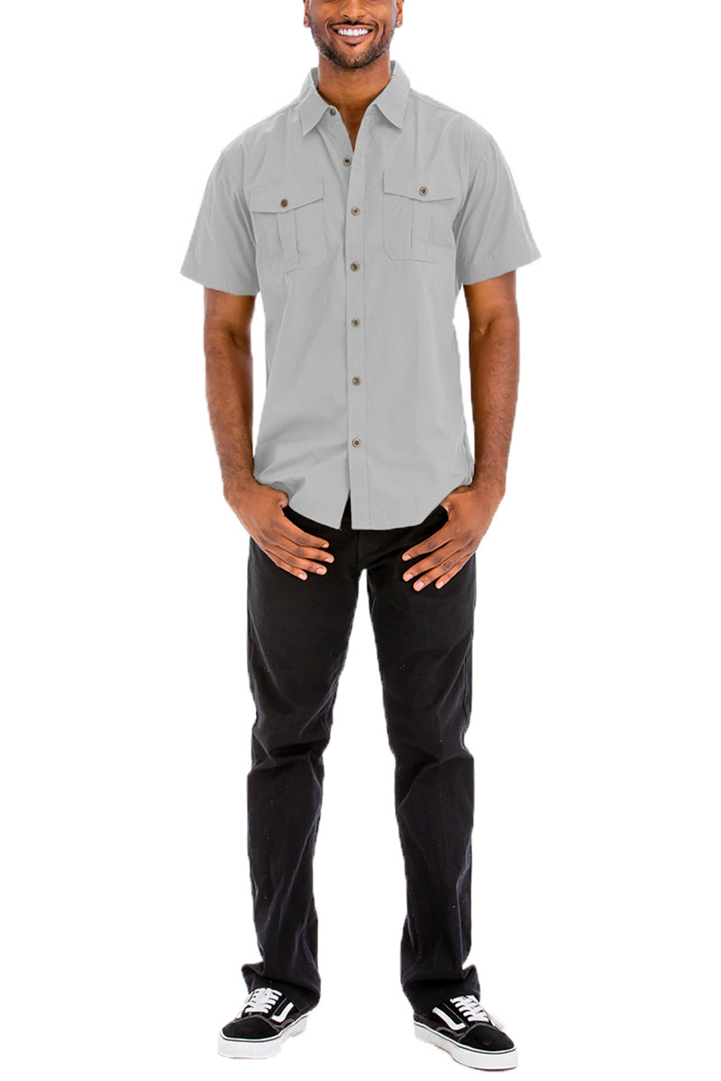 TWO POCKET BUTTON DOWN SHIRT