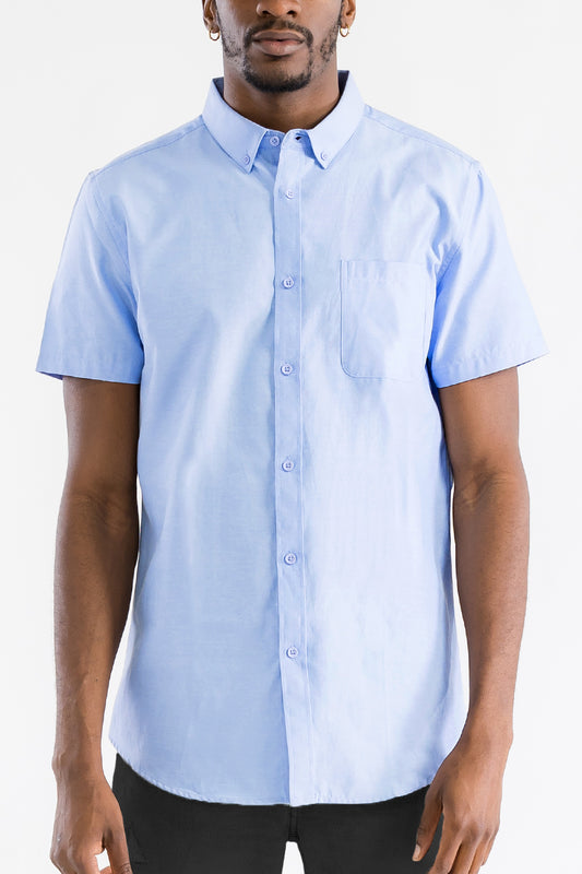 SIGNATURE SHORT SLEEVE BUTTON DOWN SHIRT