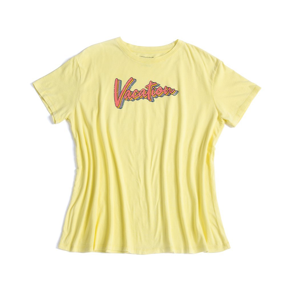 VACATION TEE-XLARGE,YELLOW