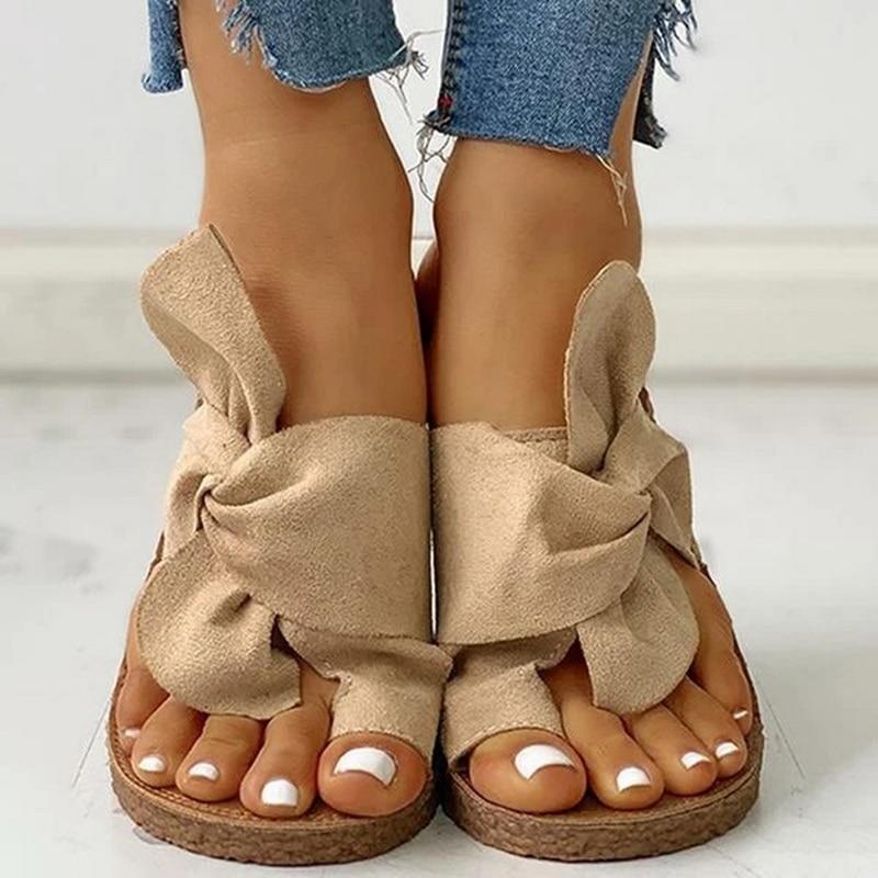 Casual Sandals Women Wedges Sandals Ankle Buckle Open Toe Fish Mouth