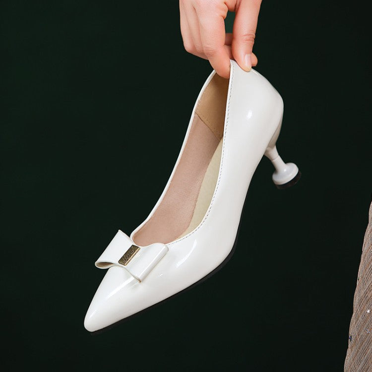 Pumps Mid-heel Thin Heel Pointed toe Slip-on