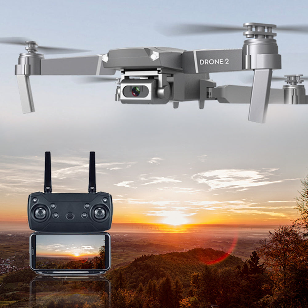 NEW E68 HD Wide Angle 4K WIFI Drone- USB Powered_0