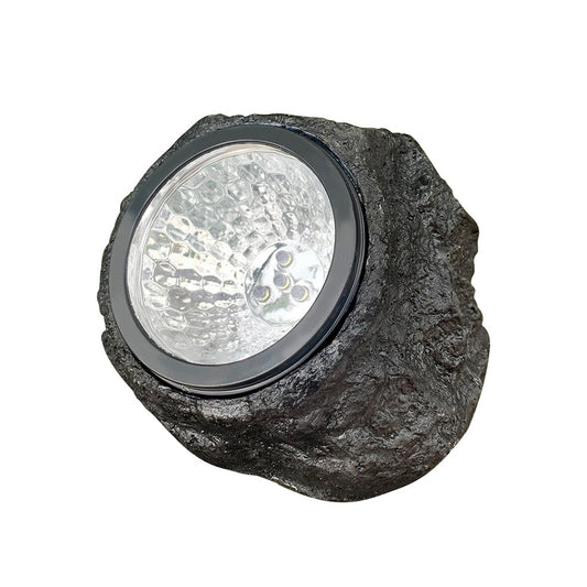 Solar Powered Outdoor Landscaping Granite Rock Lights_0