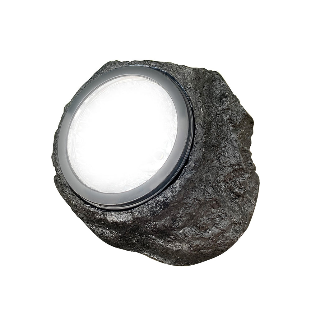 Solar Powered Outdoor Landscaping Granite Rock Lights_1