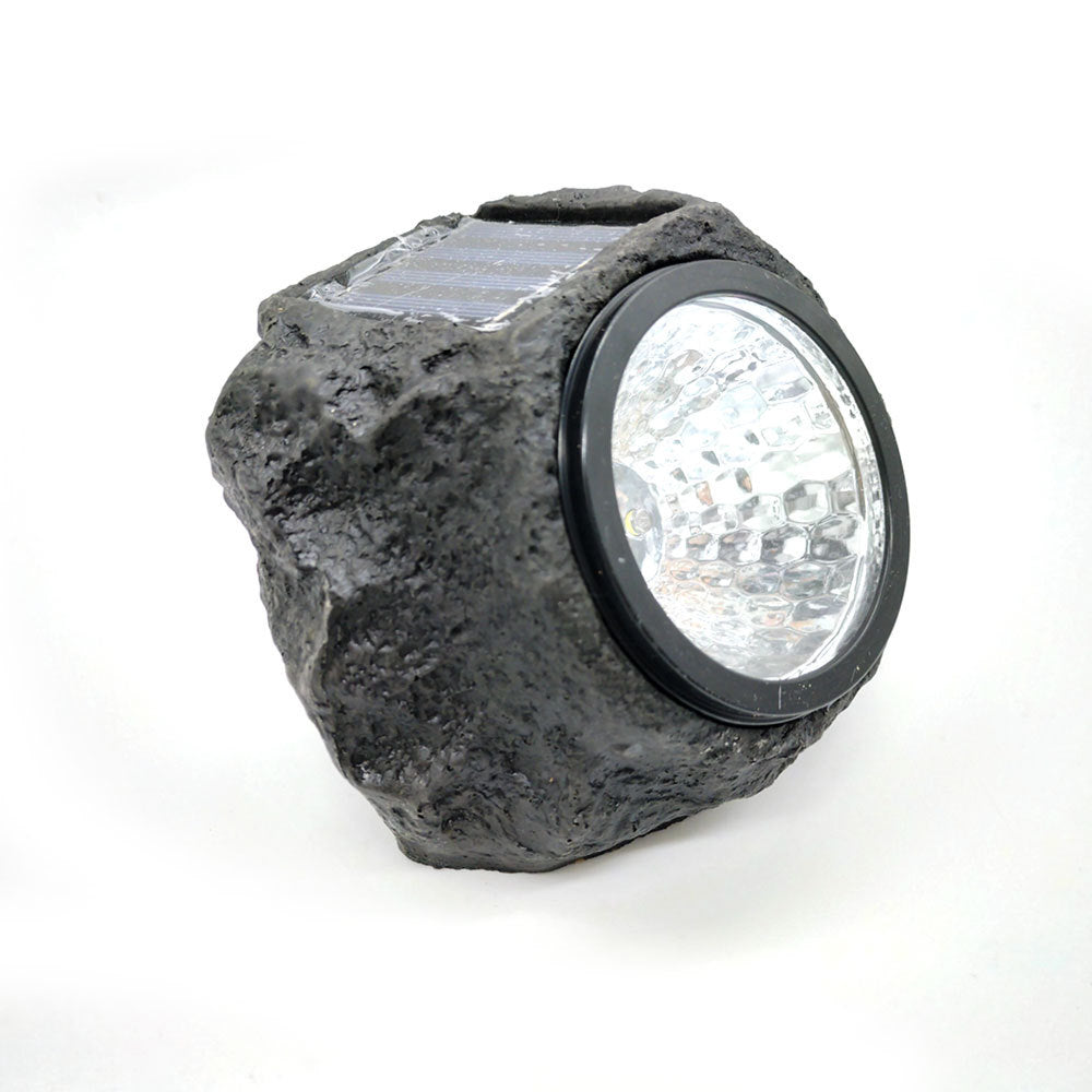 Solar Powered Outdoor Landscaping Granite Rock Lights_4