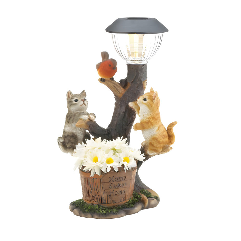 Solar Outdoor Animal Garden Backyard Decorative Statue_2