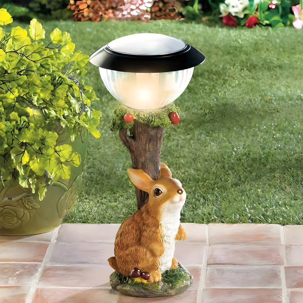 Solar Outdoor Animal Garden Backyard Decorative Statue_7