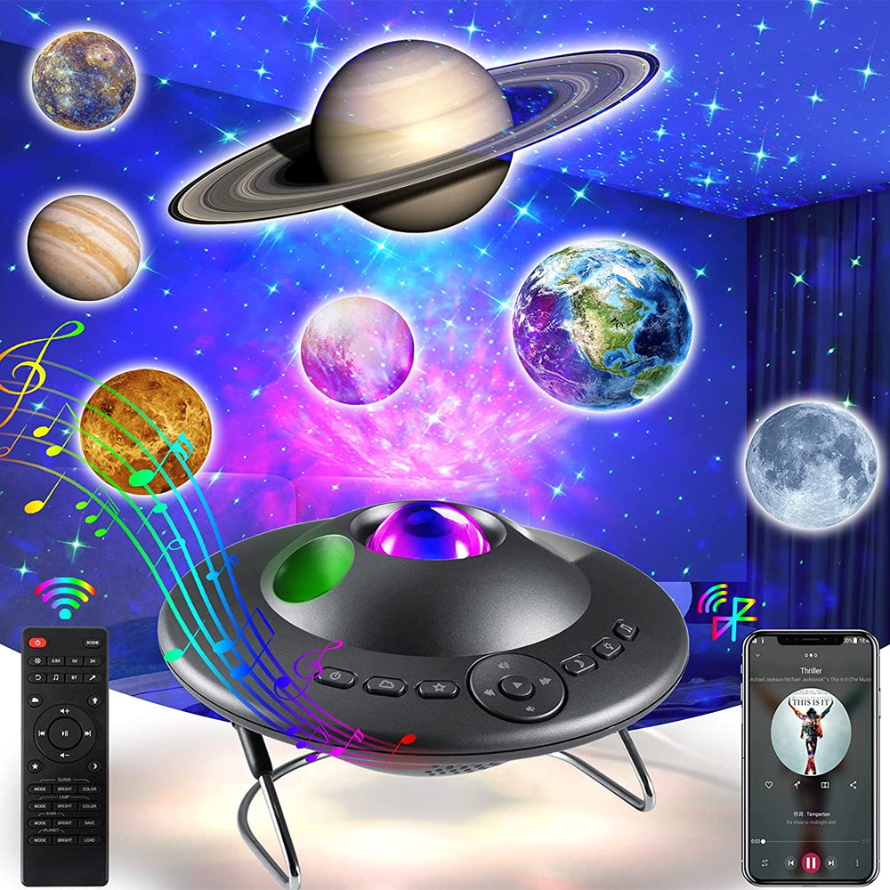 Colorful Starry Sky Projector LED Star Galaxy Night Light- USB_4