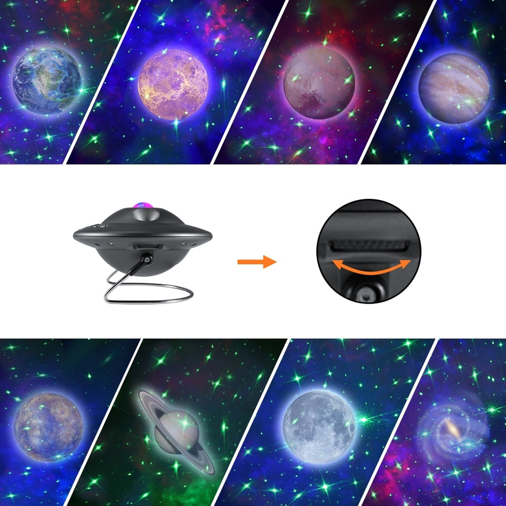 Colorful Starry Sky Projector LED Star Galaxy Night Light- USB_5