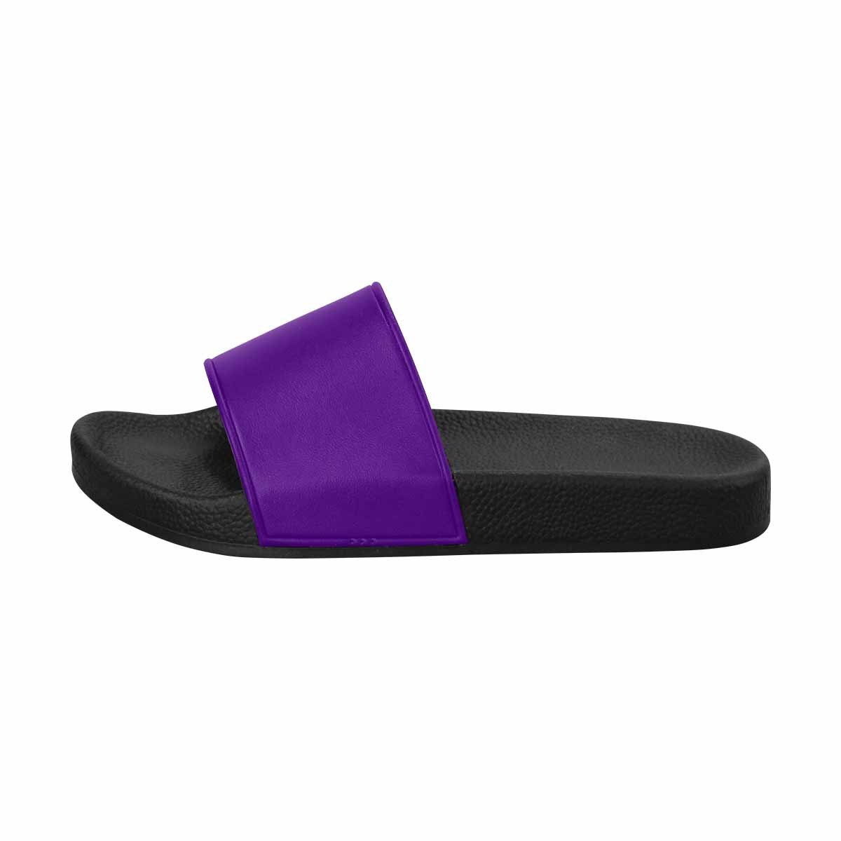 Uniquely You Mens Slide Sandals /   Indigo Purple Flip-Flops