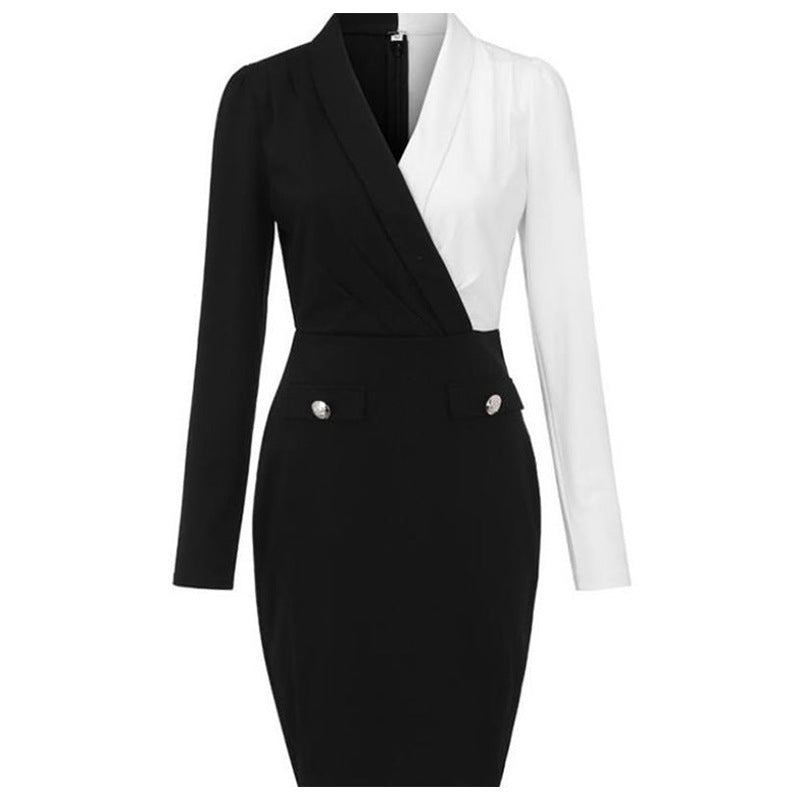 Women Elegant Fashion Office Lady Work Dress