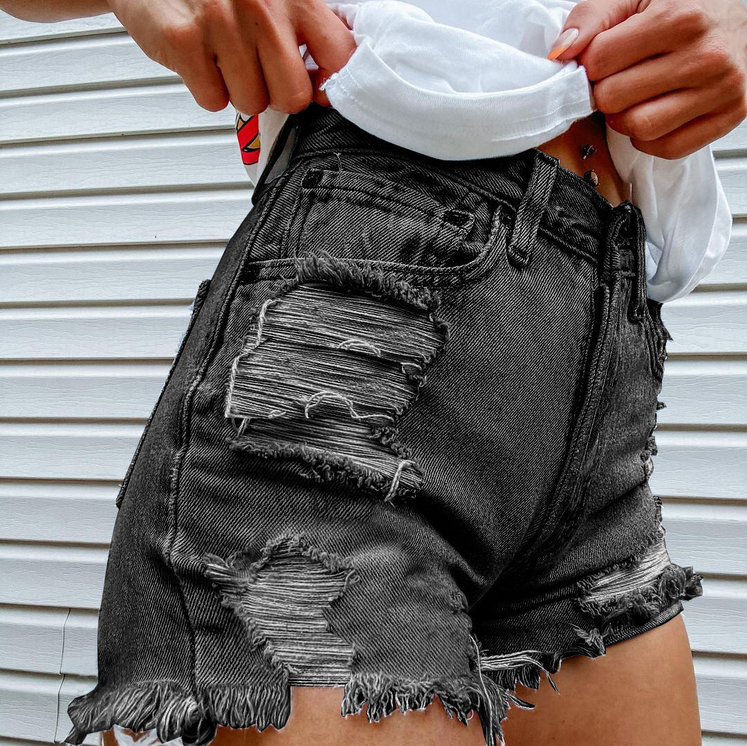 Streetwear Women Denim Shorts Jeans