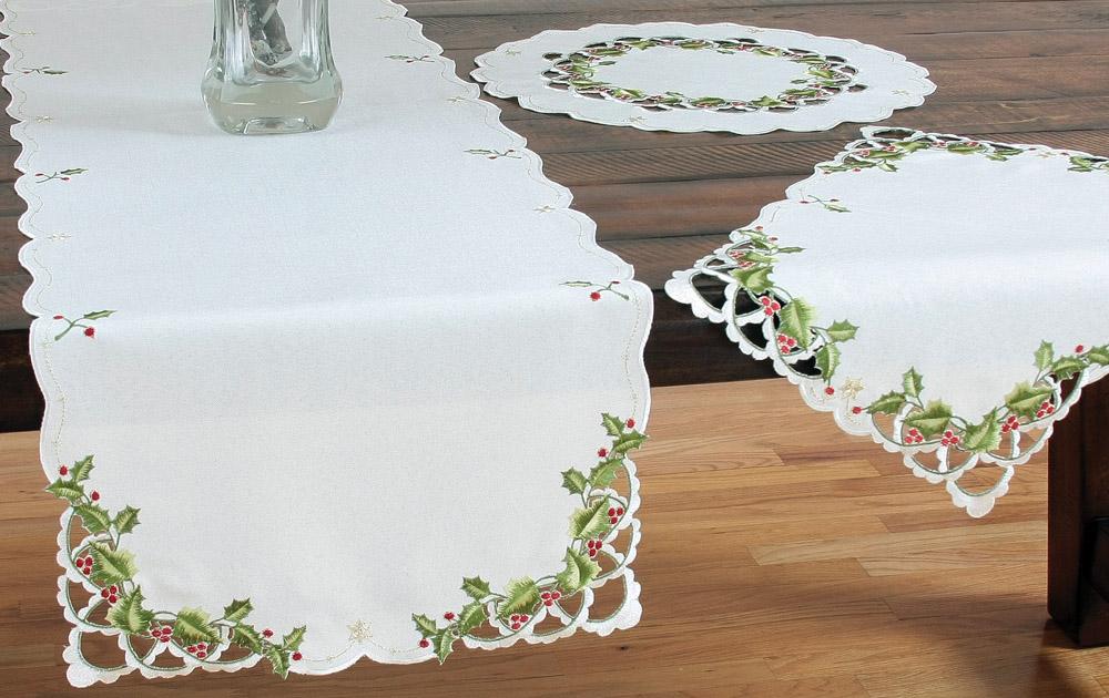 XD13188 Winter Berry Placemats,12"x18", Set of 4