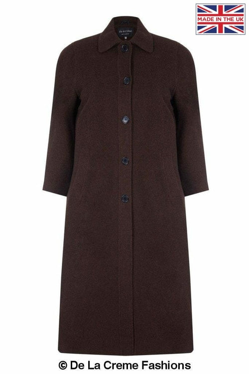 Curve Wool & Cashmere Blend Plus Size Long Coat (202)