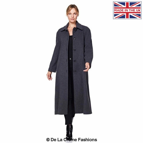 Curve Wool & Cashmere Blend Plus Size Long Coat (202)