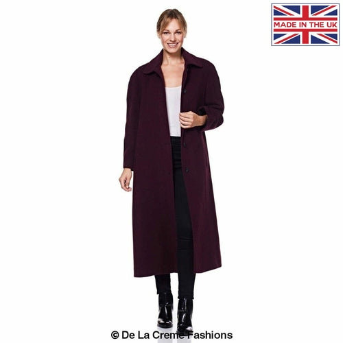 Curve Wool & Cashmere Blend Plus Size Long Coat (202)