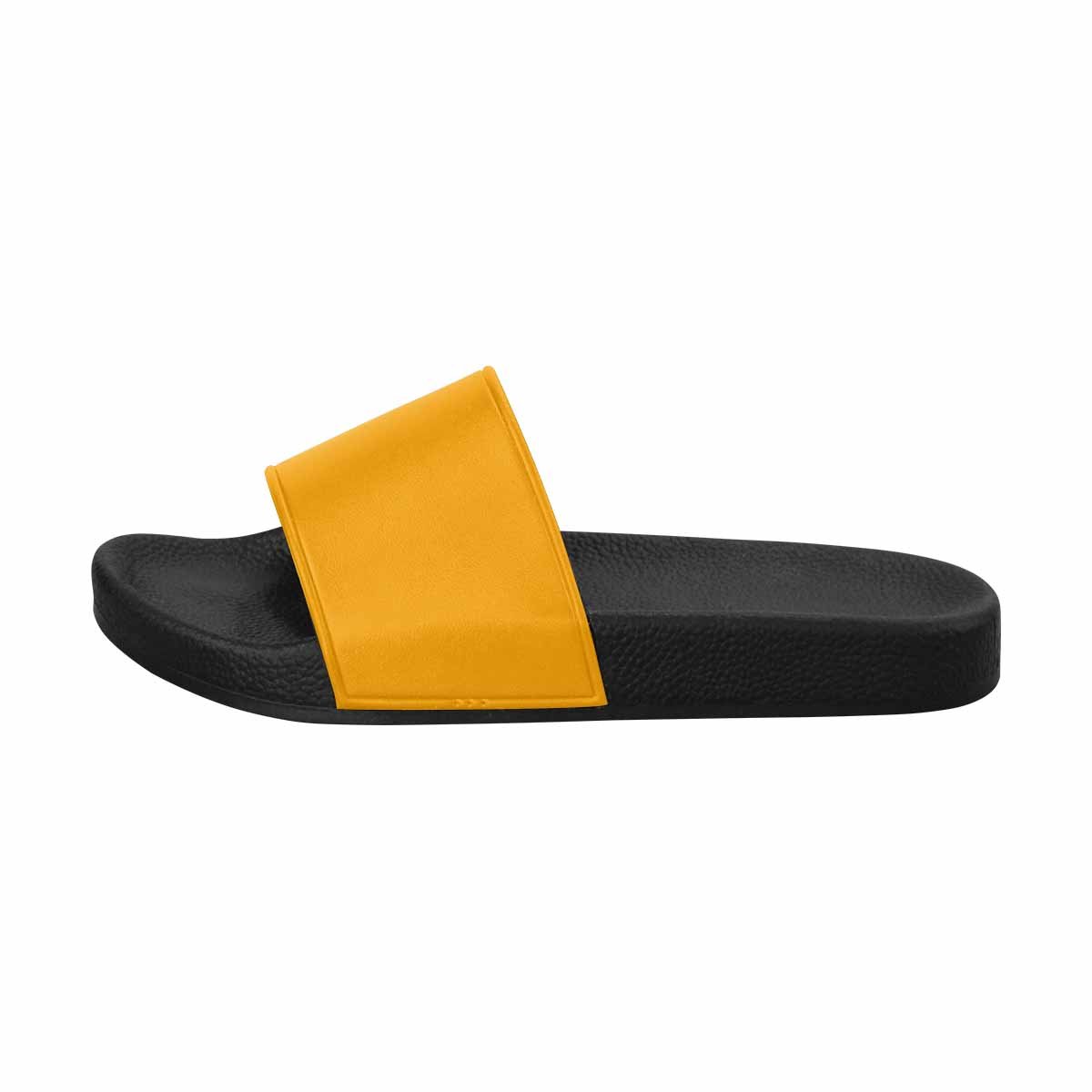 Uniquely You Mens Slide Sandals /   Orange Flip-Flops