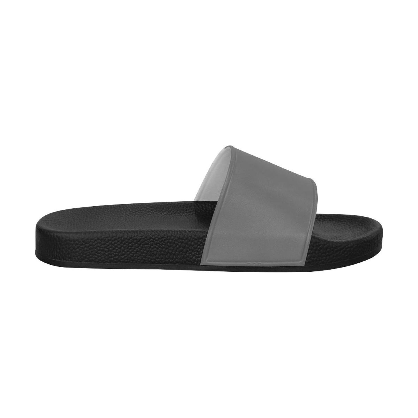 Uniquely You Womens Slides / Flip-Flop Sandals - Dark Gray