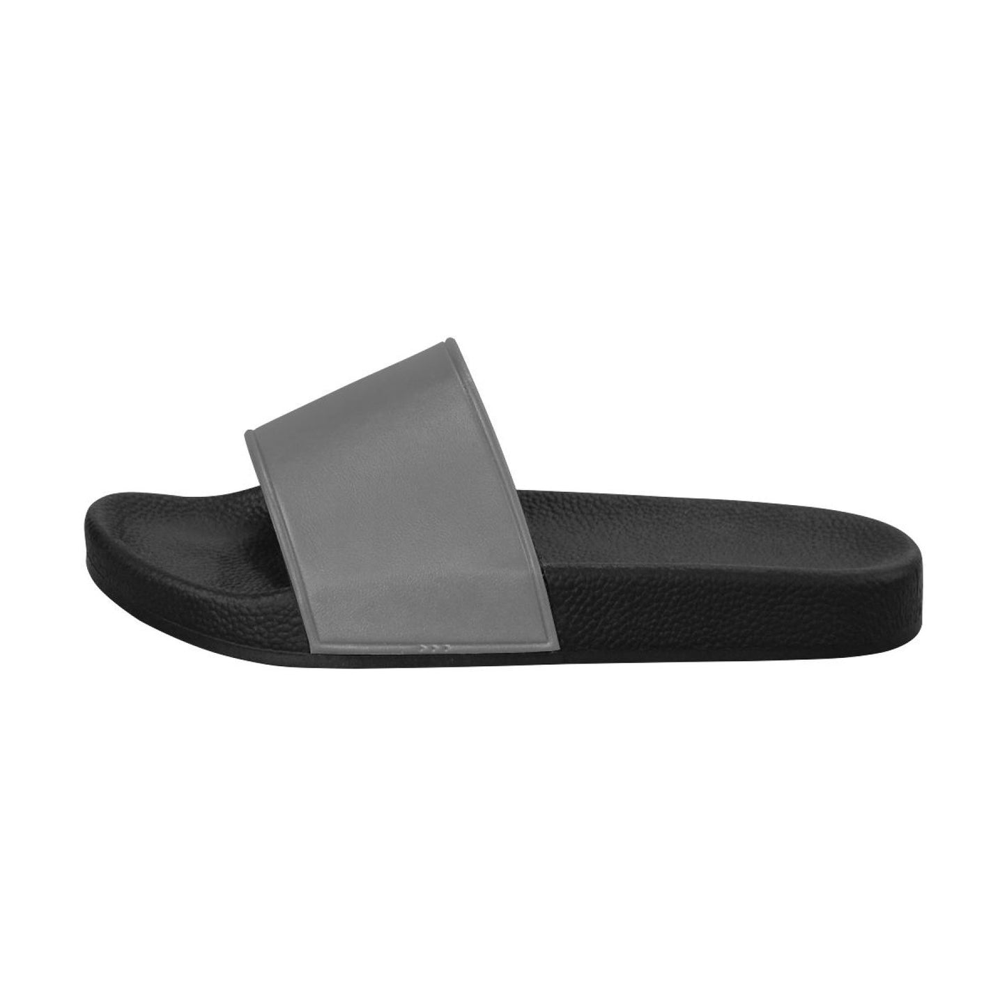 Uniquely You Womens Slides / Flip-Flop Sandals - Dark Gray