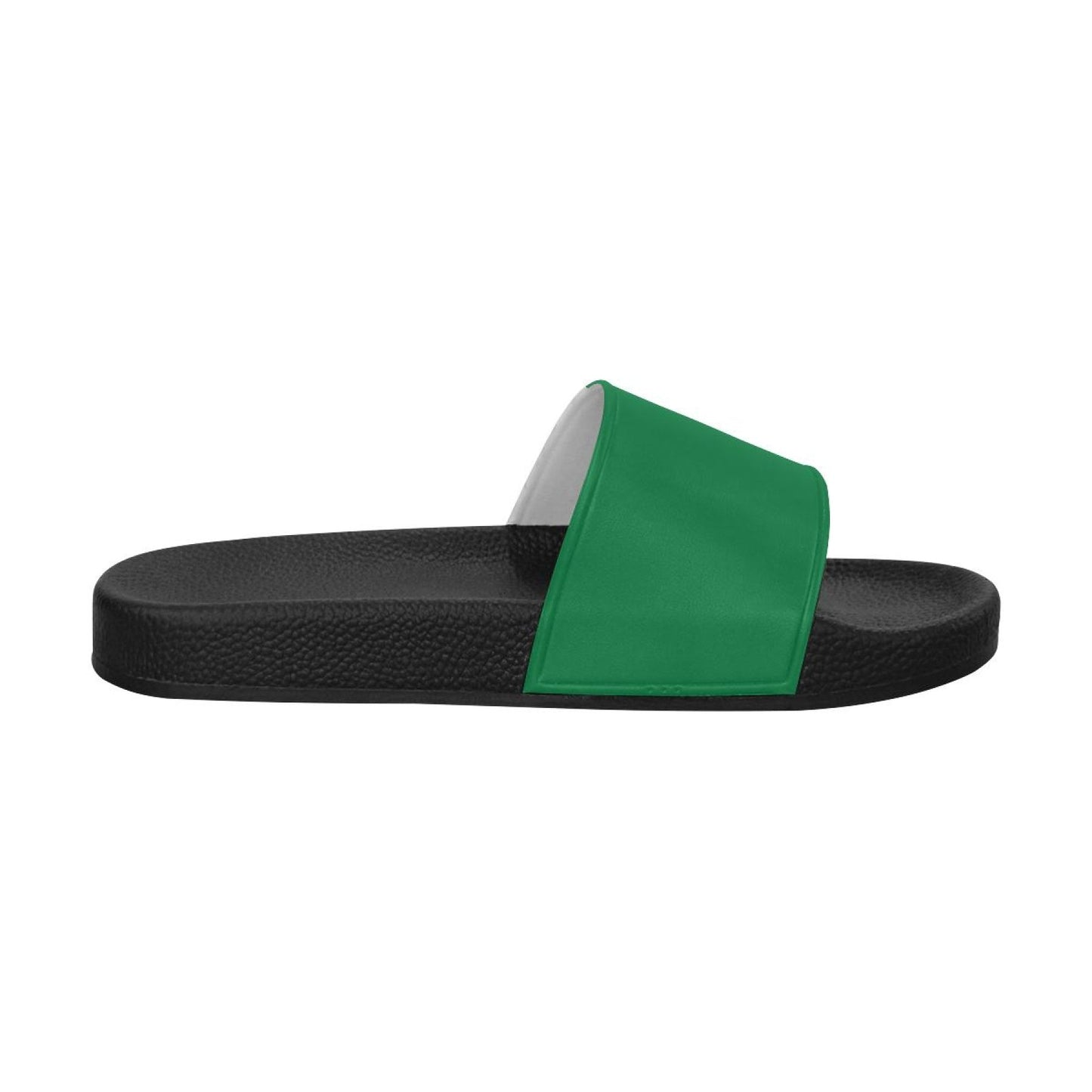 Uniquely You Womens Slides / Flip-Flop Sandals - Dark Green