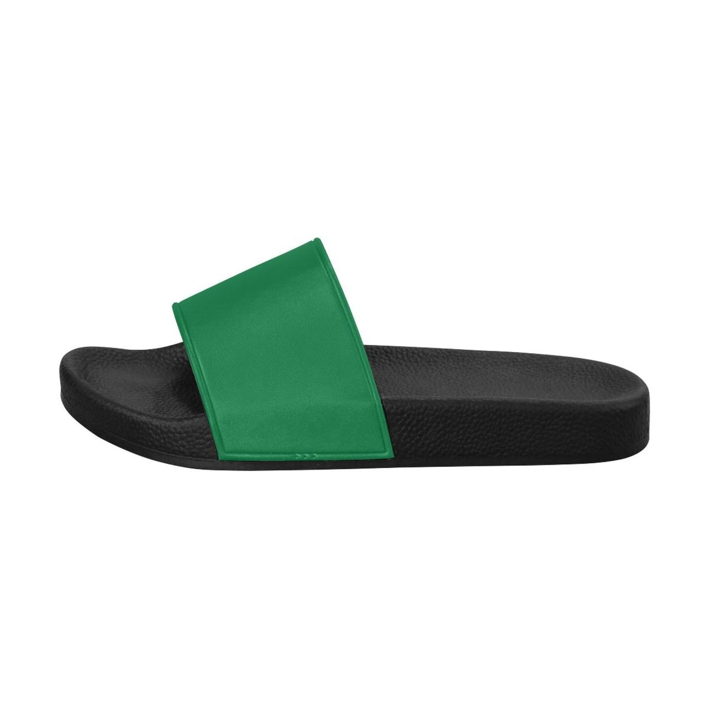 Uniquely You Womens Slides / Flip-Flop Sandals - Dark Green